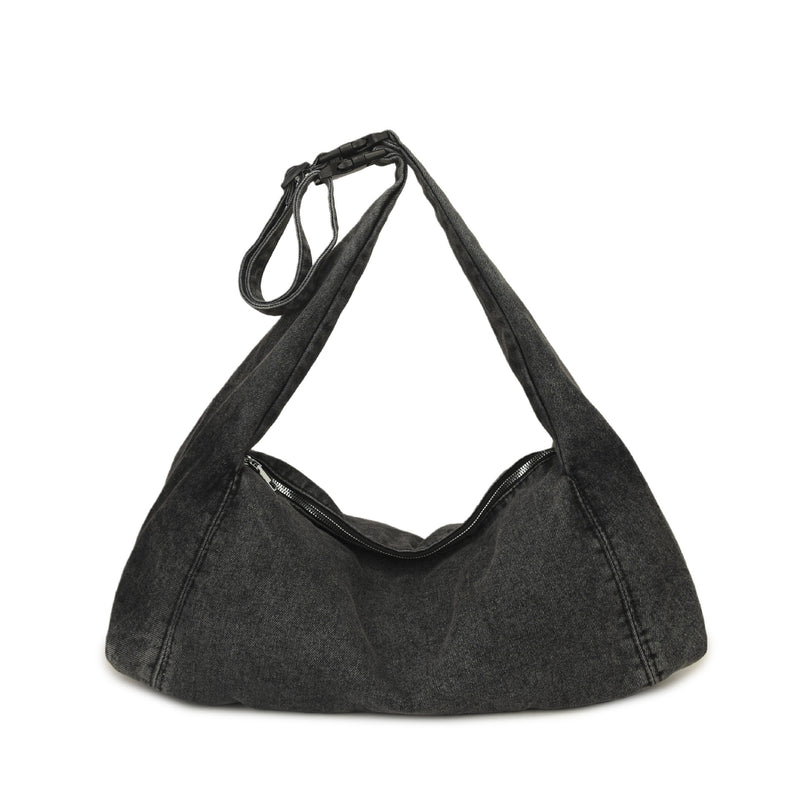 Large Capacity Denim Dumpling Bag Spice Girl Shoulder Bag