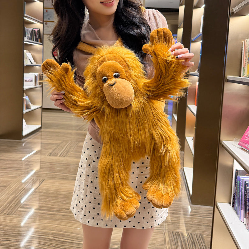 Cartoon Orangutan Backpack Plush Cute Book Bag