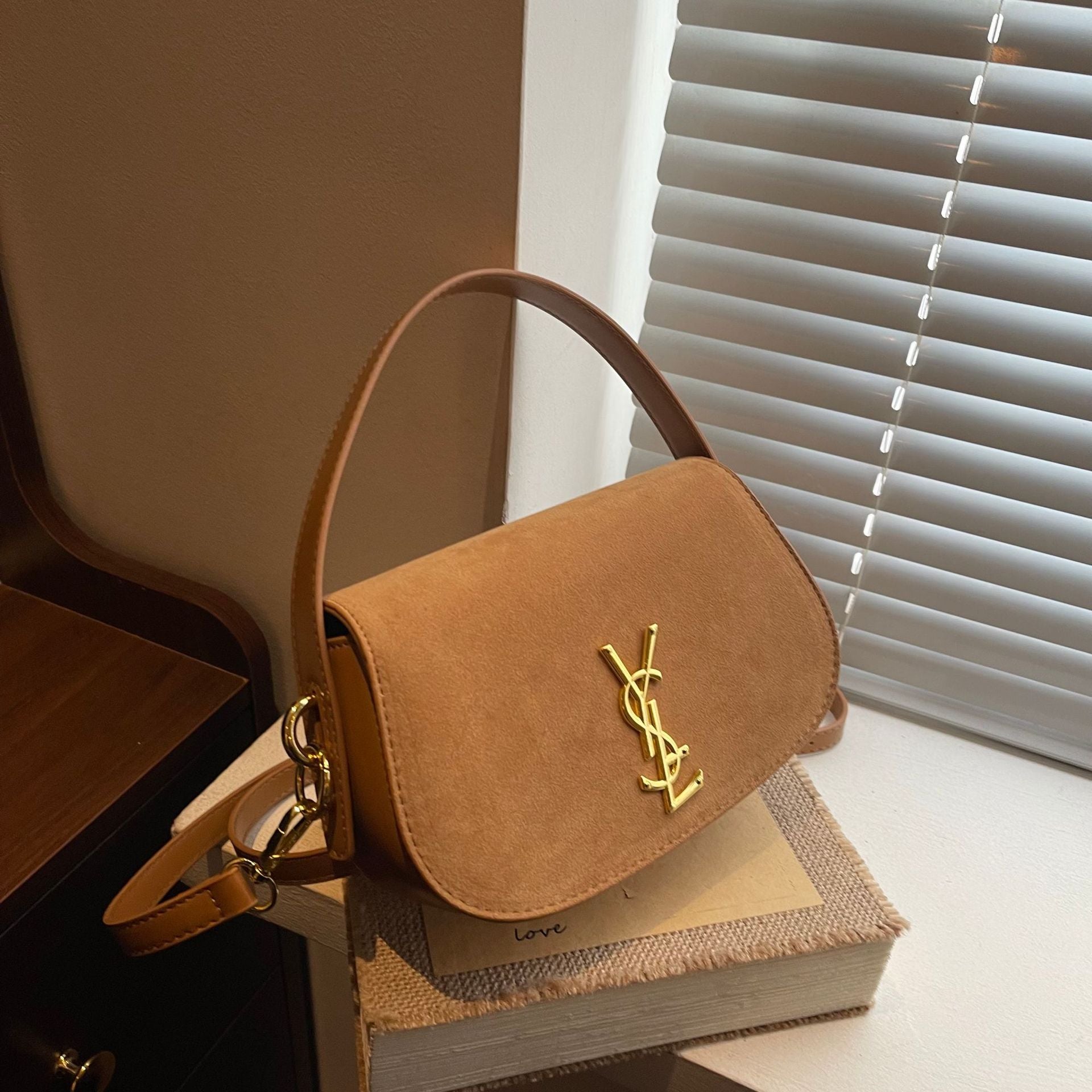Premium Poplar Forest Saddle Bag Shoulder Messenger Crossbody