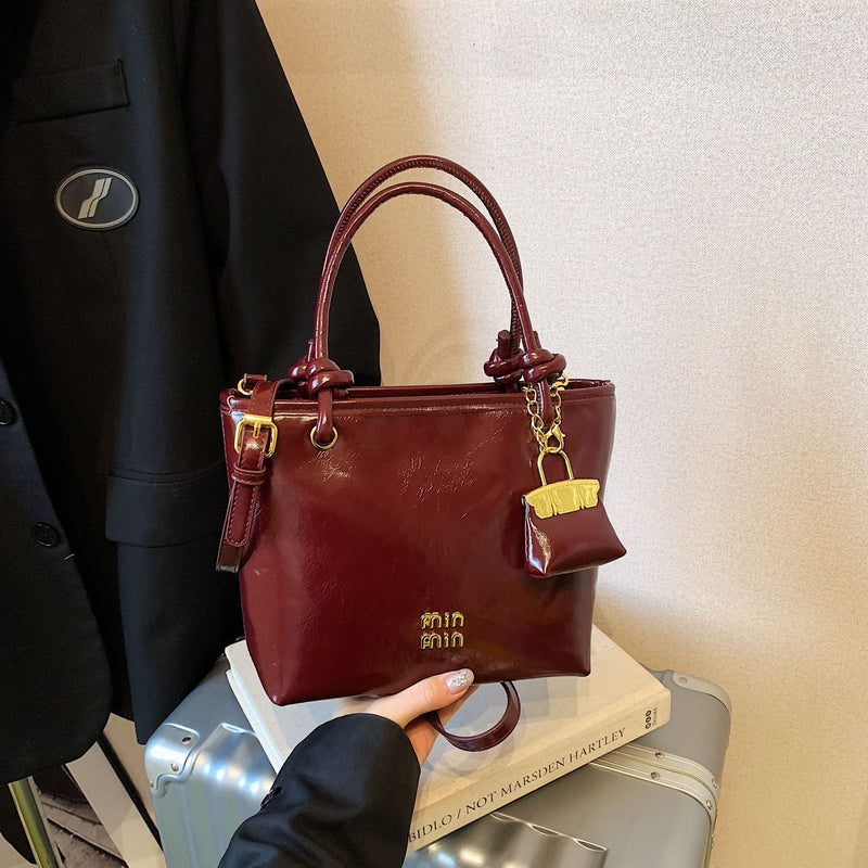 Miu Retro Luxury Bucket Bag Shoulder Crossbody Handbag