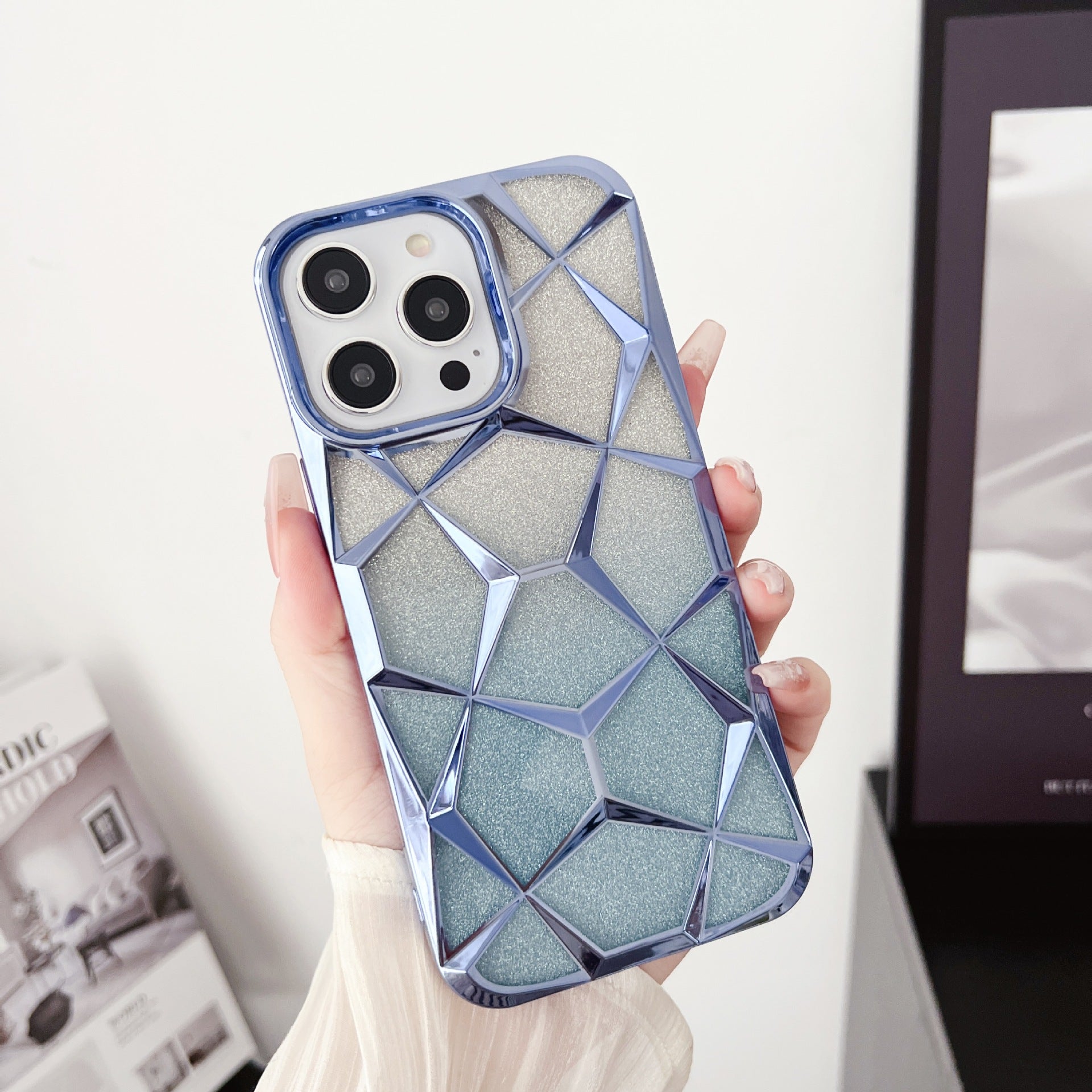 Glitter Diamond Electroplated iPhone 17 Pro Max Case