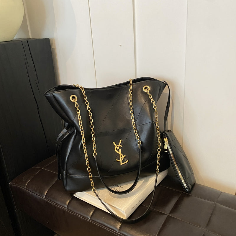 Retro Poplar Forest Tote Bag Large Capacity Luxury Women