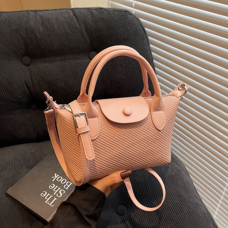 Niche Dragon Dumpling Bag Women's Contrast Shoulder Handbag