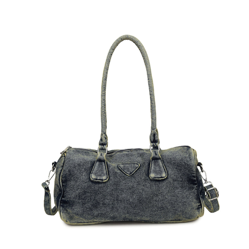Versatile Women's Large-Capacity Denim Shoulder Bag
