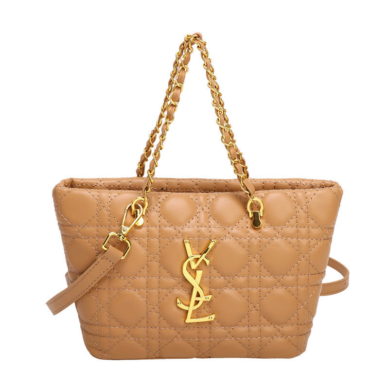 Poplar Forest Rhombus Chain Luxury Bucket Shoulder Bag
