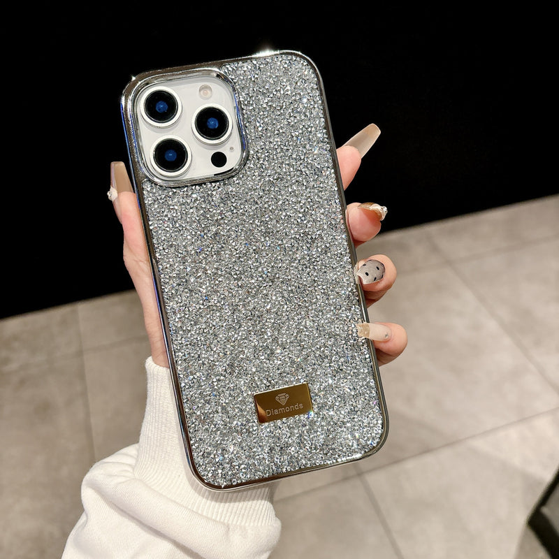 Electroplated Diamond Rhinestone Case for iPhone 17 Pro Max