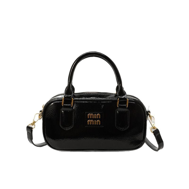 Women's Mini Bowling Pillow Bag Fashion Messenger Handbag