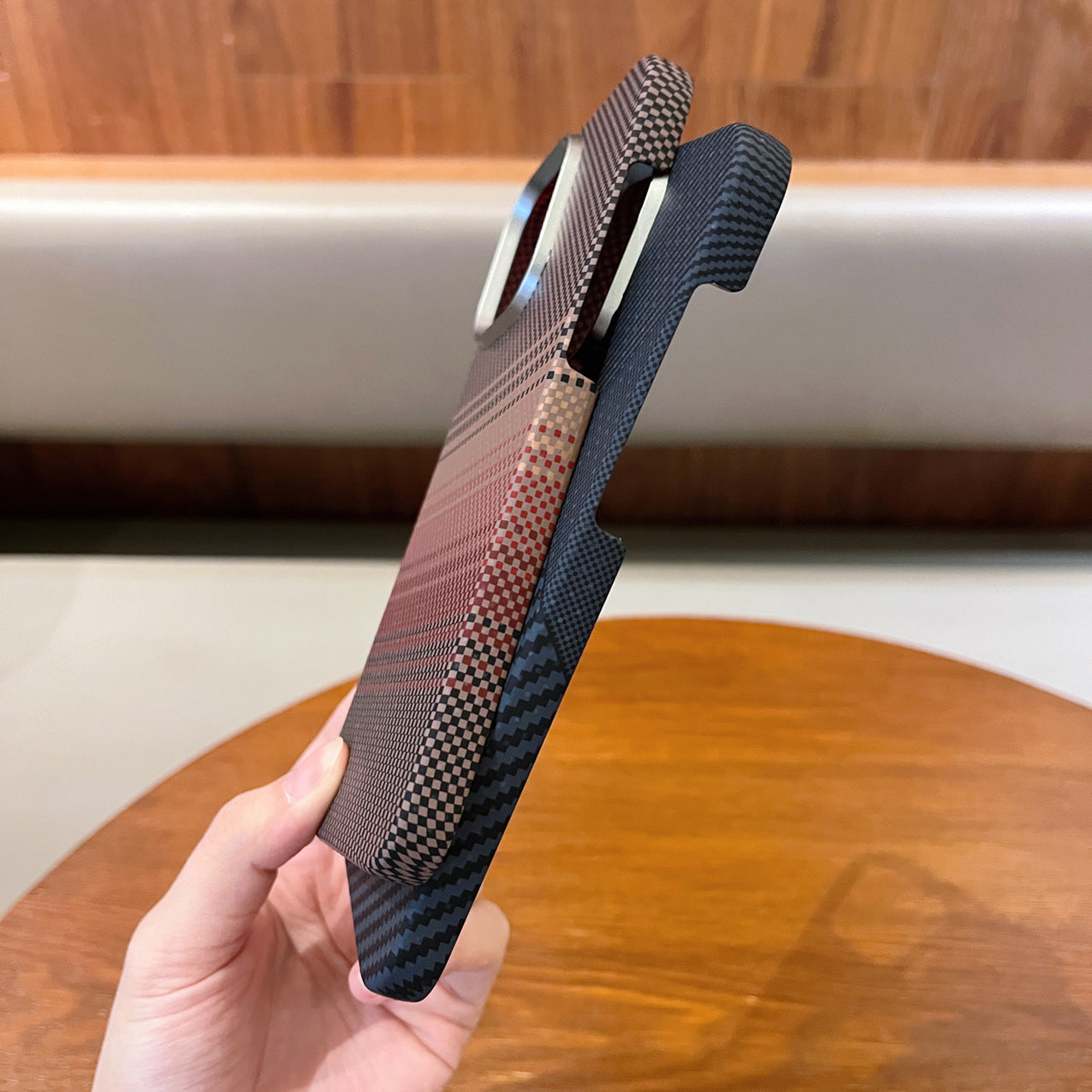 Carbon Fiber Magnetic iPhone 17 Pro Max Phone Case