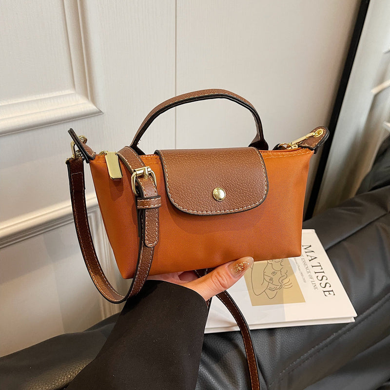 Vintage Fashion Nylon Dumpling Bag Women'S Bag Dragon Bags Xiang Shoulder Crossbody Handbag Texture Bag