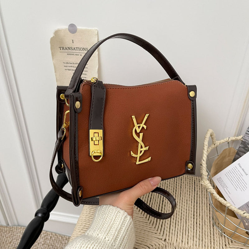 Fashion Poplar Forest Retro Matte Shoulder Messenger Bag