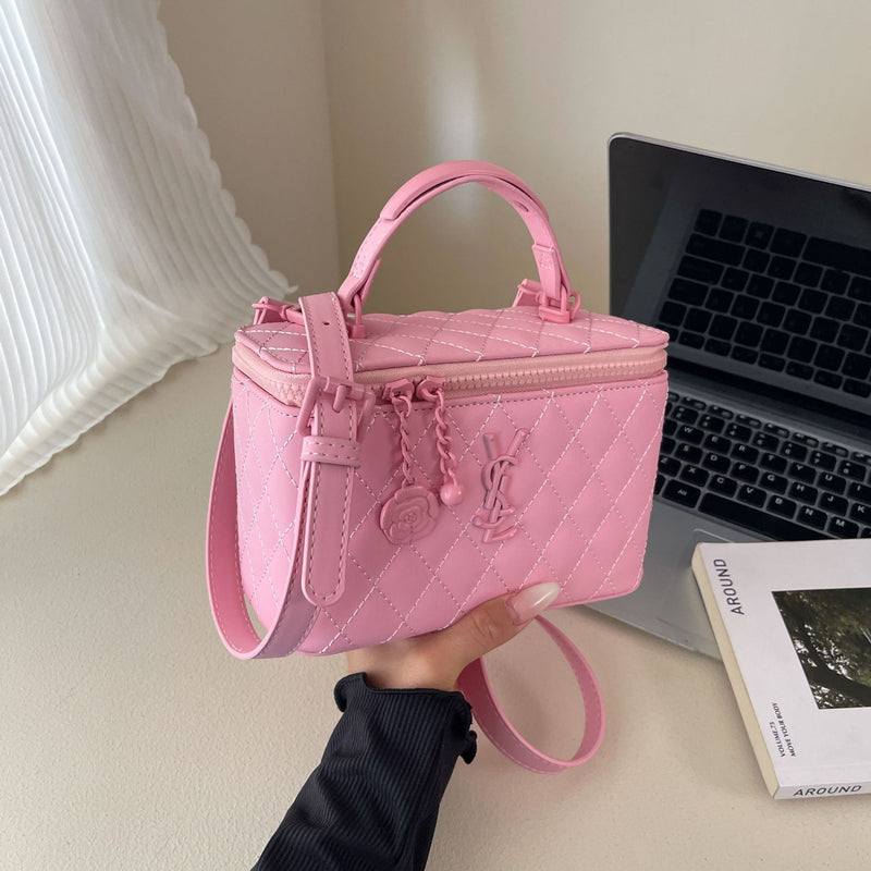Light Luxury Poplar Forest Chain Messenger Box Bag