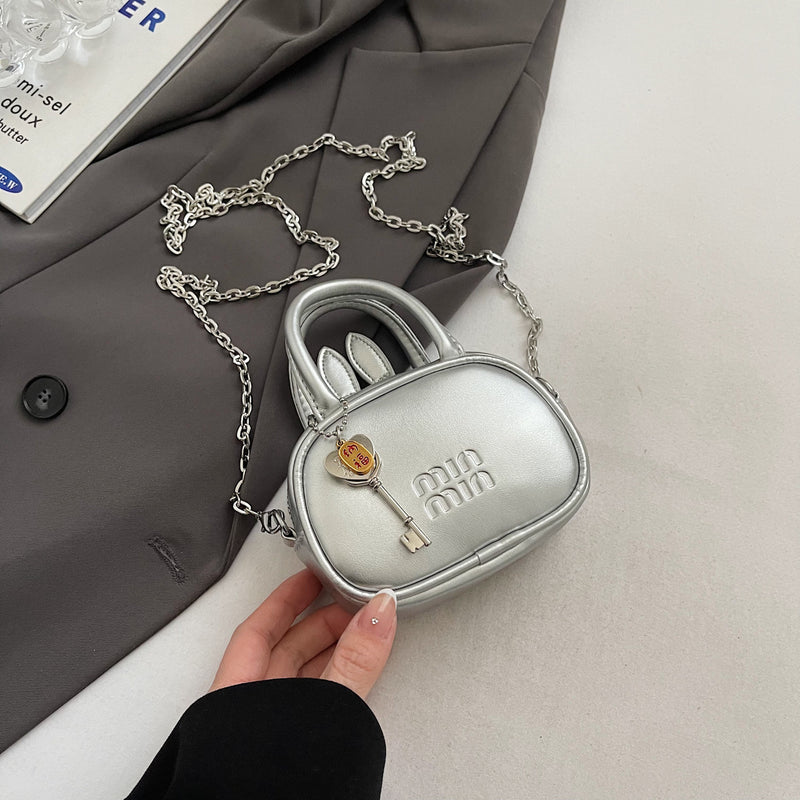 Niche Fashion Portable Women's Bowling Shoulder Bag