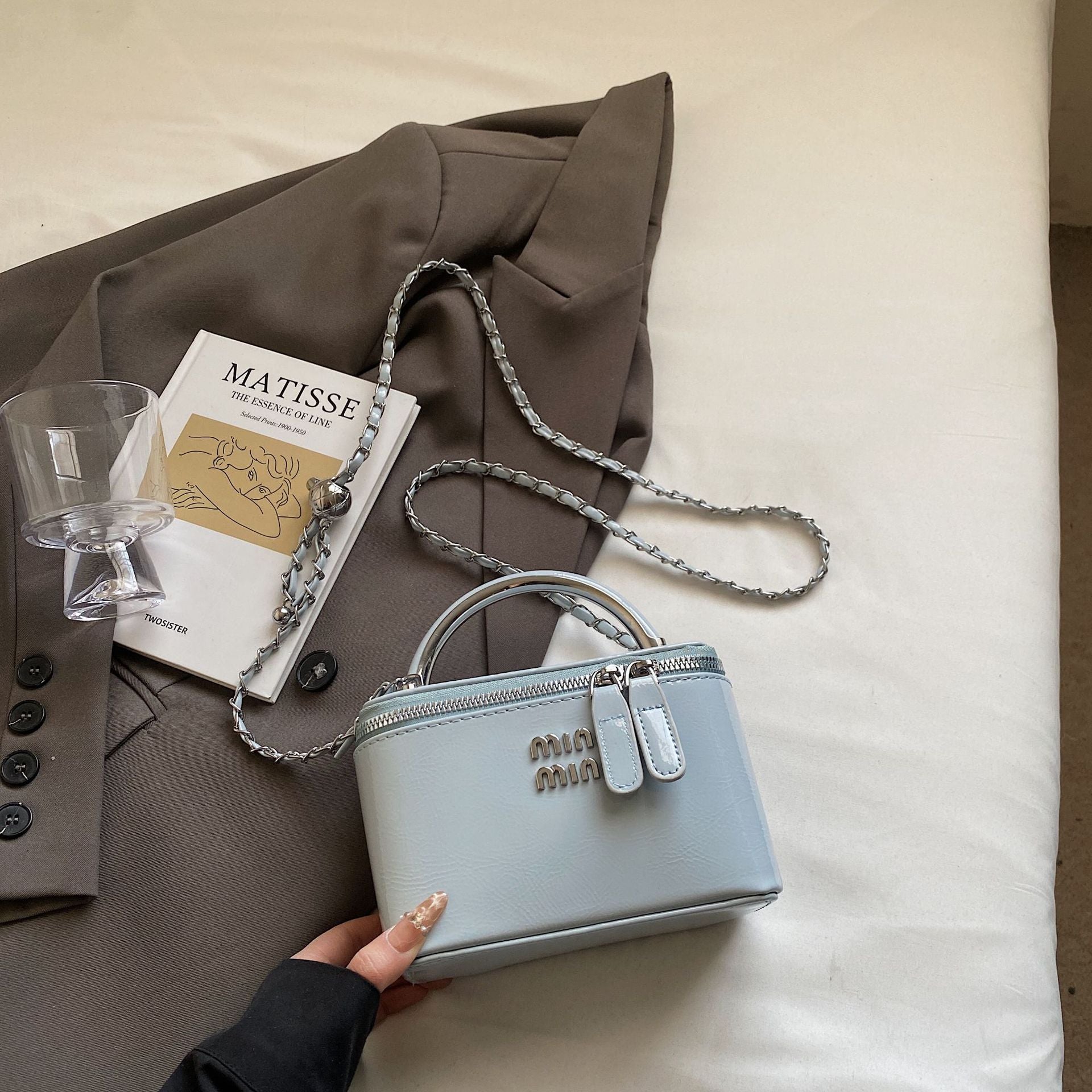 New Light Luxury Small Square Shoulder Crossbody Bag Women
