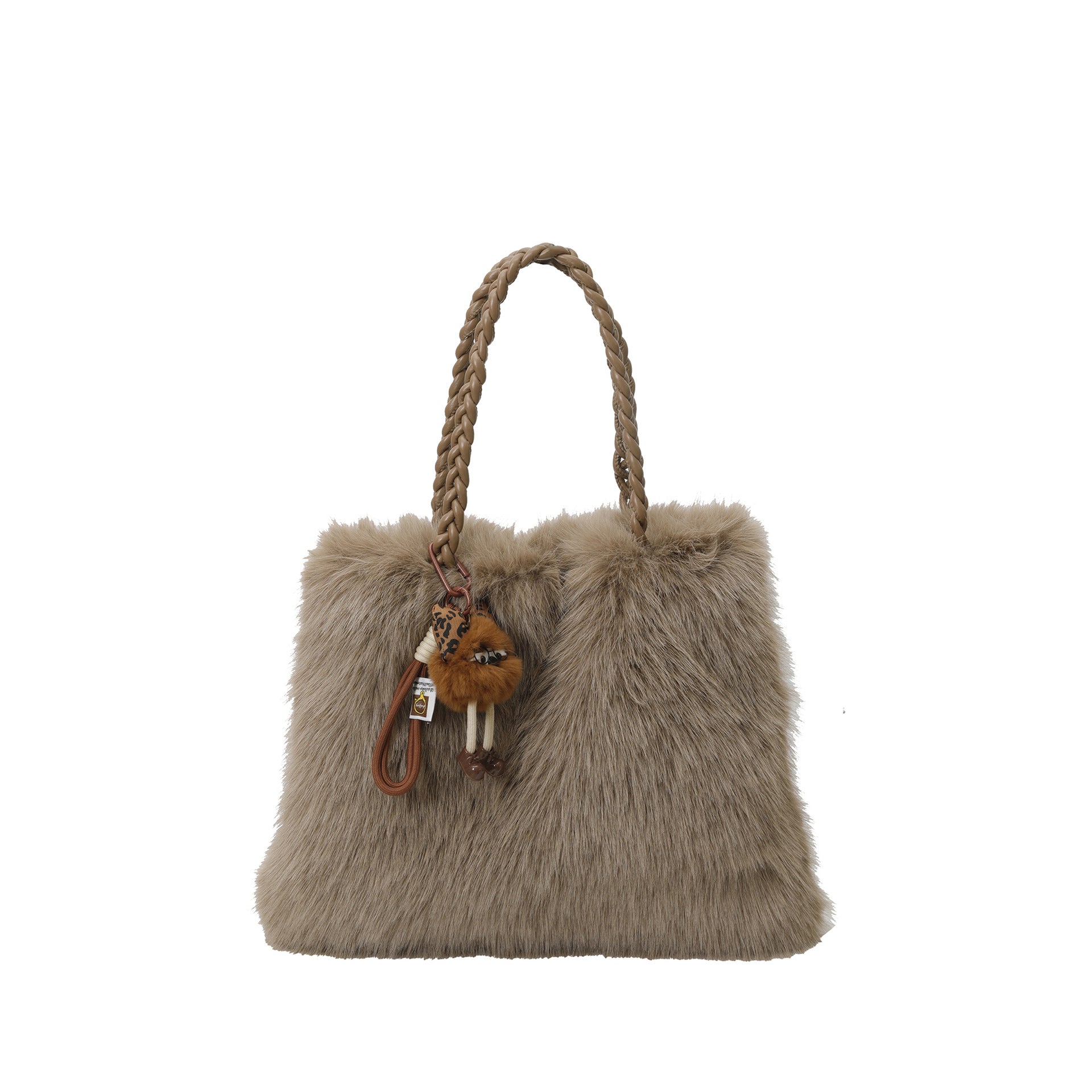 Trendy Plush Handbag Niche Design Tote Bag for Commuting