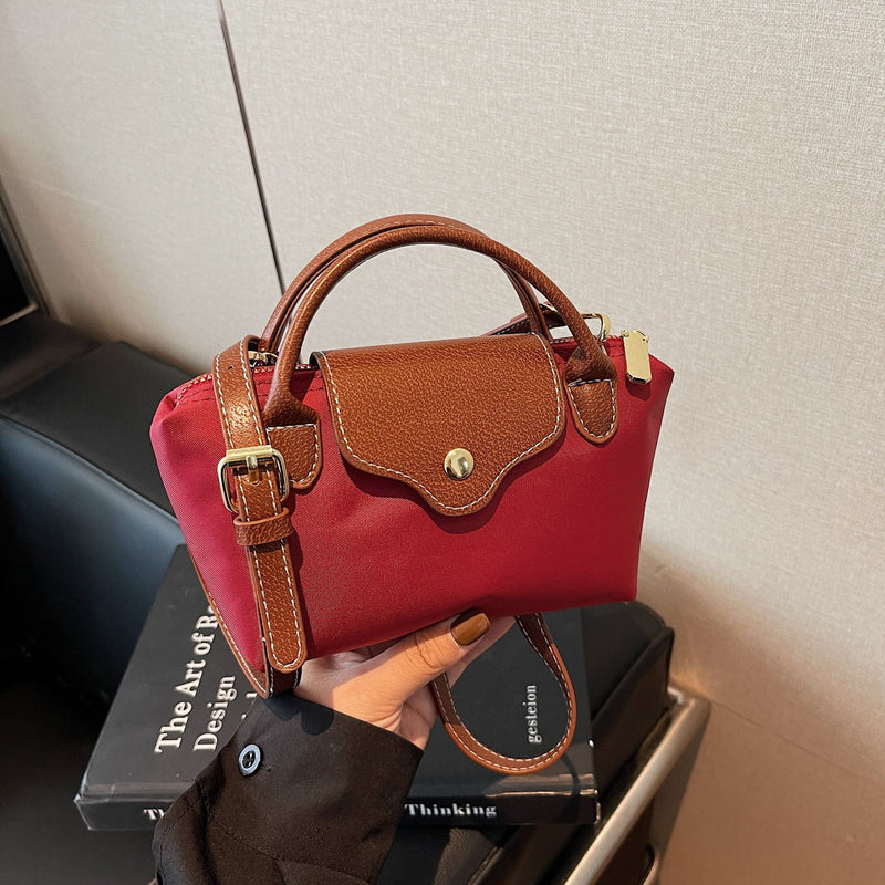Style Premium Dragon Bags Xiang Handbag Nylon Cloth Fashion Dumpling Bag Retro Messenger Bag Commuter Women'S Bag
