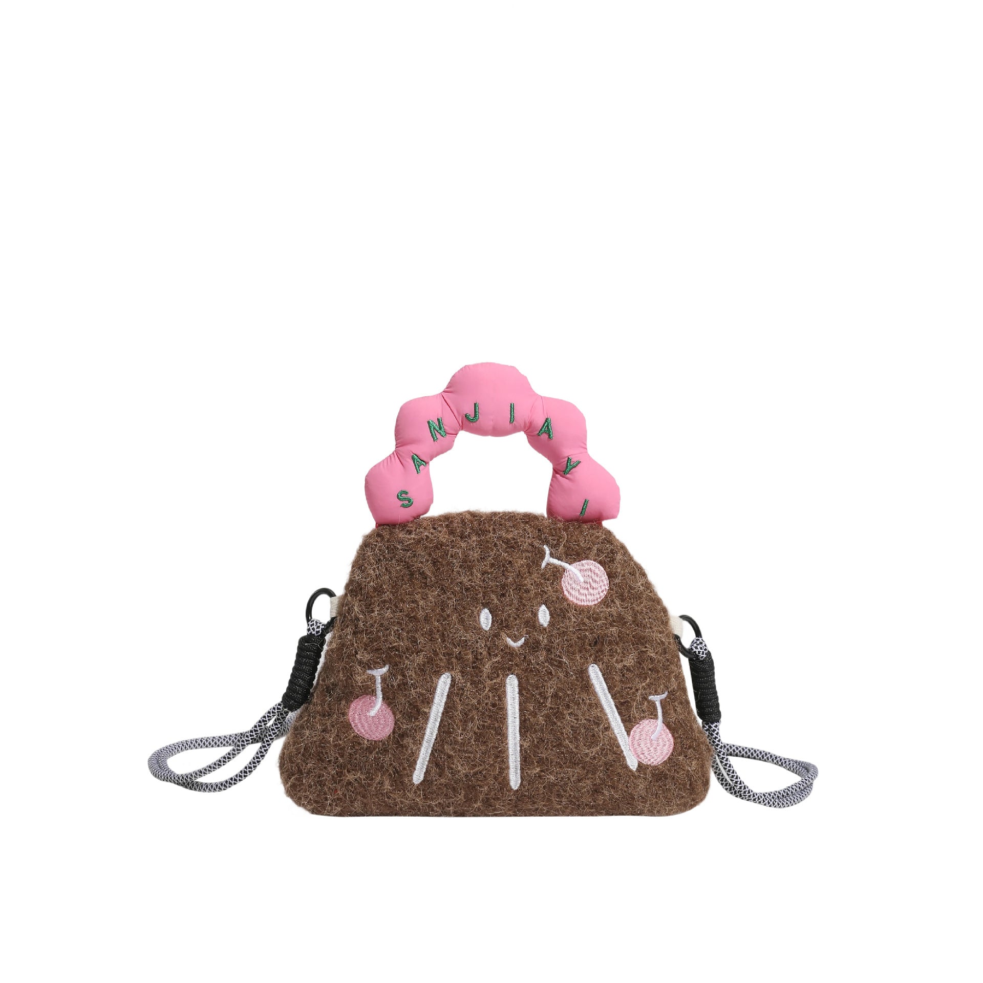 Cute Cartoon Plush Shoulder Phone Bag