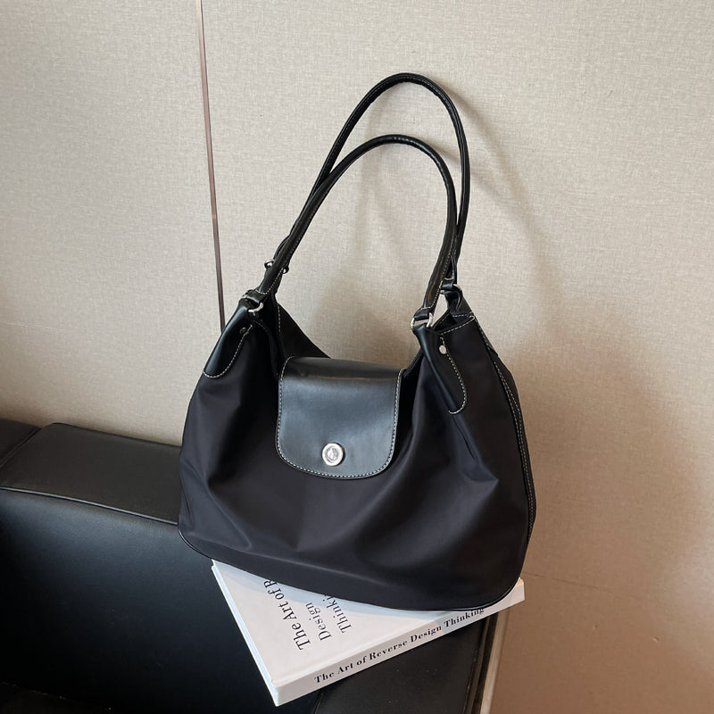 Splicing Dragon Large Capacity Shoulder Hobo Tote Bag