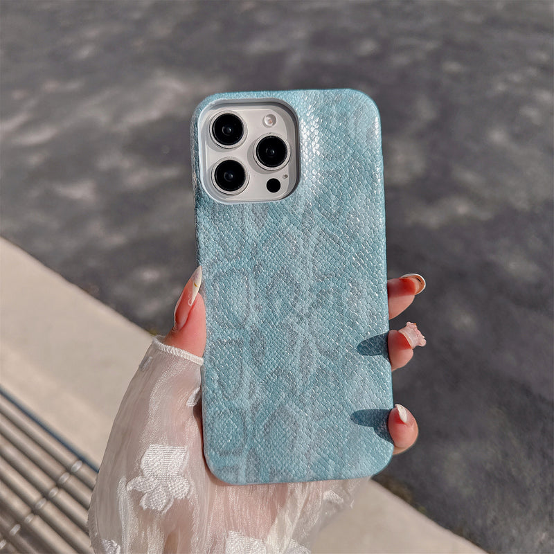 Light Luxury Python Leather iPhone 17 Pro Max Phone Case