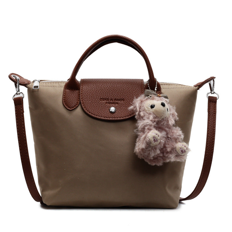 Luxury Dragon Nylon Tote Bag Large Capacity Shoulder Bag