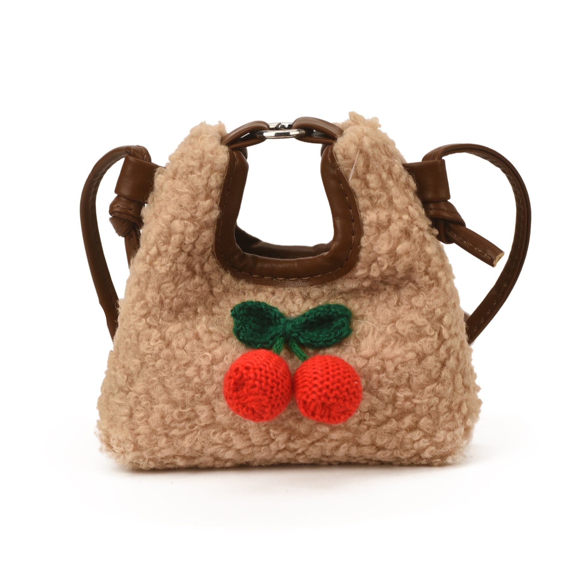 Cute Plush Mini Half-Moon Bag Cartoon Shoulder Bag
