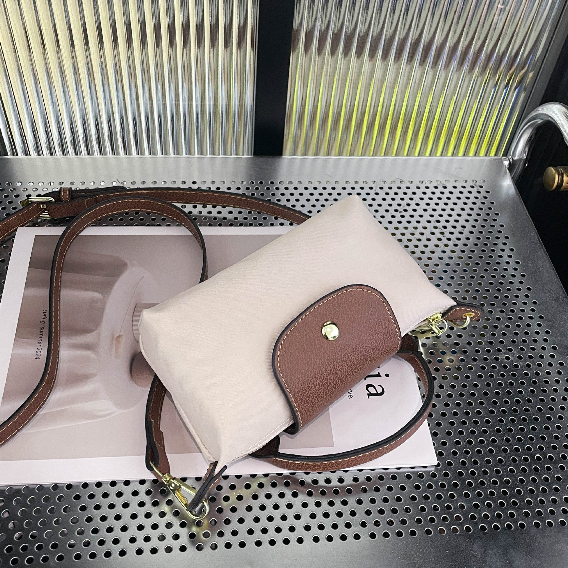 Nylon Dumpling Bag Mini Shoulder Crossbody Messenger Handbag