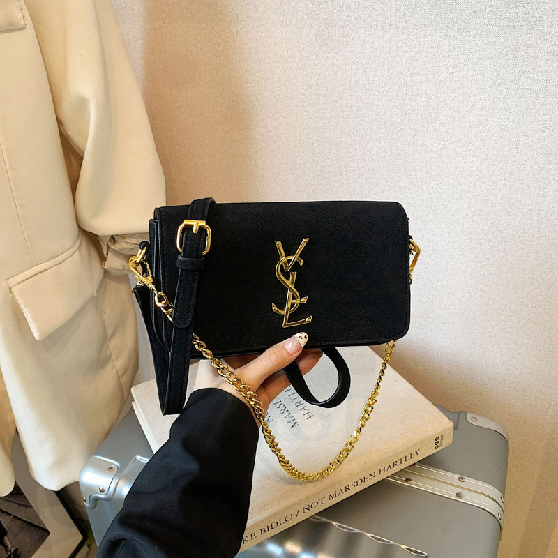 Frosted Poplar Forest Chain Shoulder Crossbody Bag Luxury