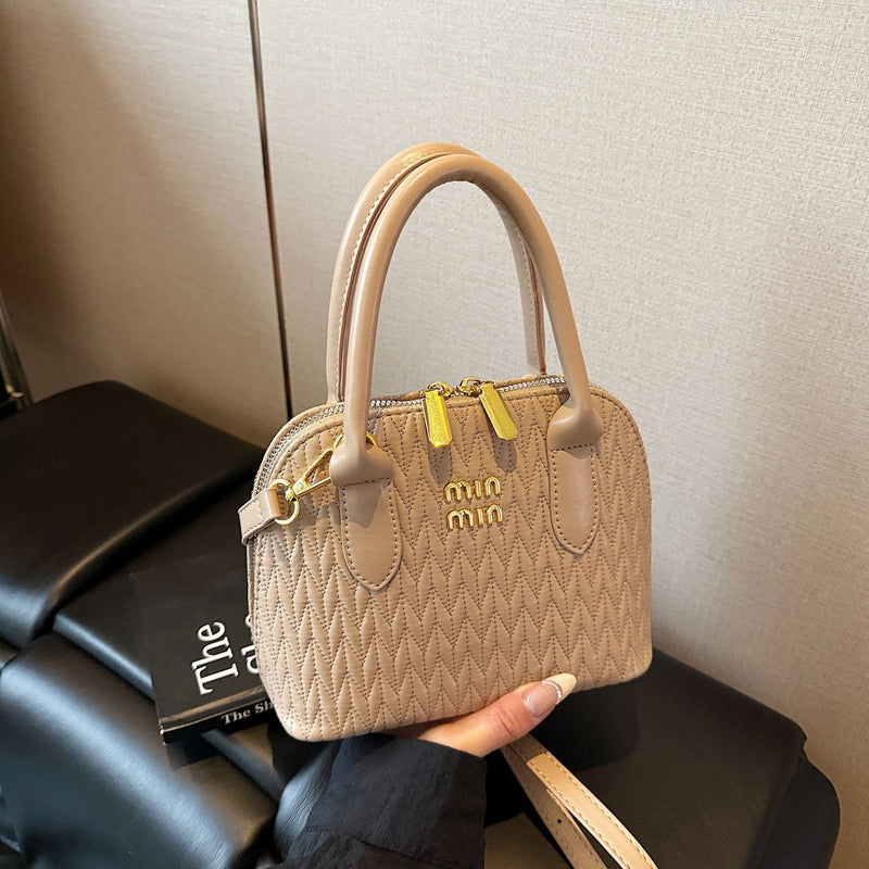 Light Luxury Rhombus Women's Shoulder Messenger Shell Bag