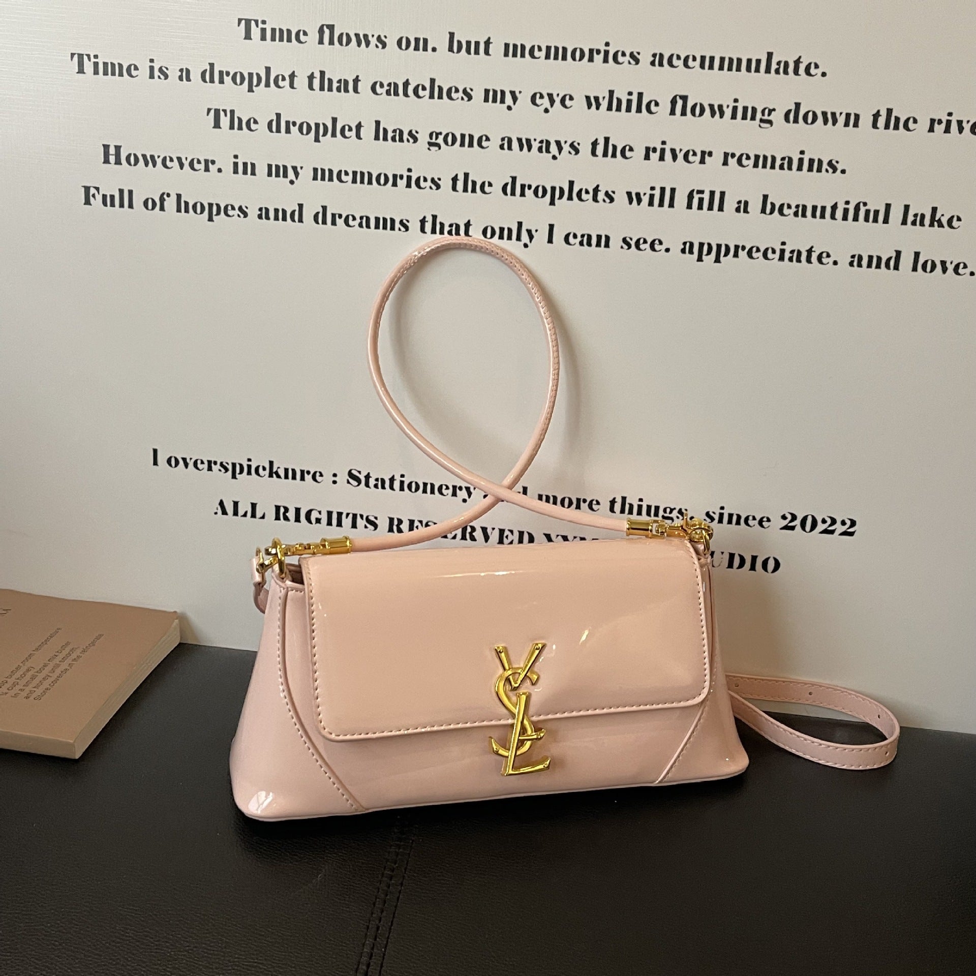 Niche Poplar Forest Baguette Shoulder Bag Luxury Fashion