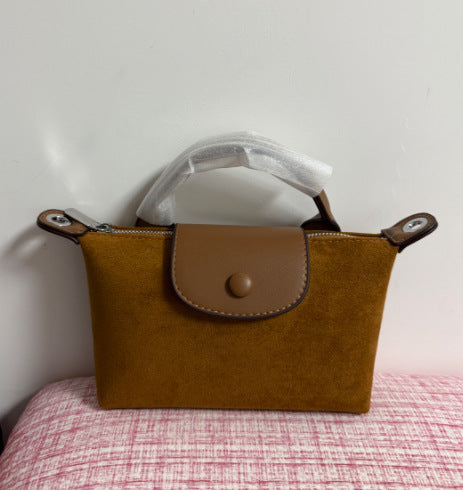 Premium Retro Texture Dumpling Shoulder Messenger Bag