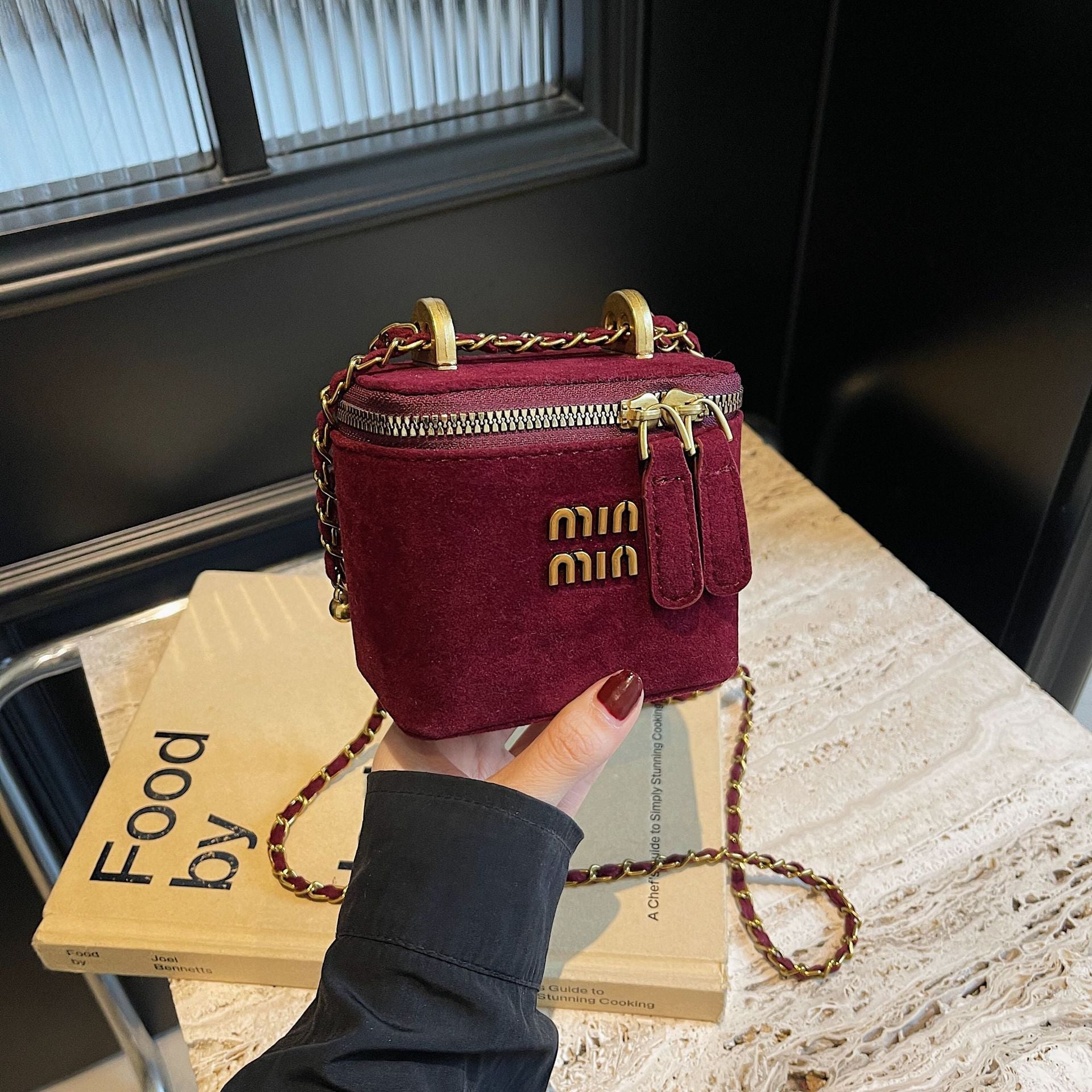 Retro Glossy Luxury Shoulder Bag for Women