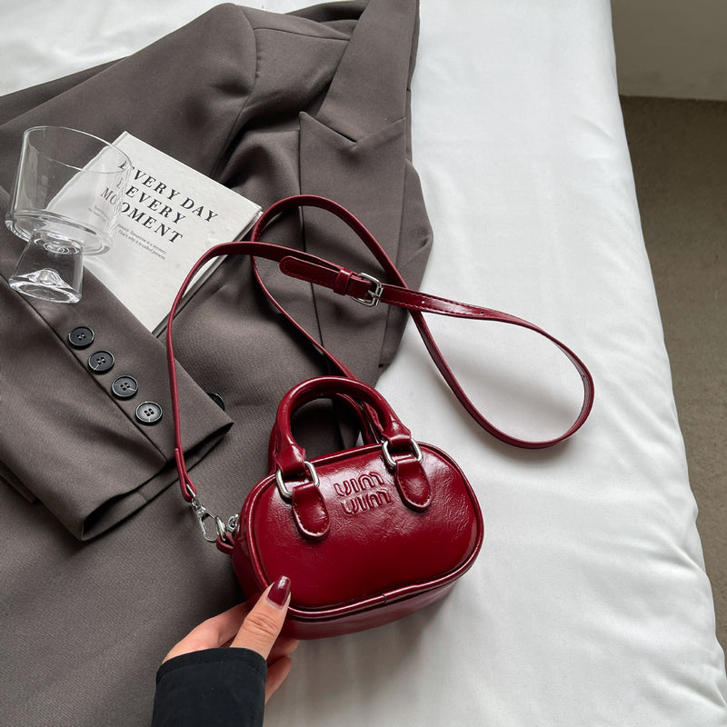 Oily Skin Mini Crossbody Bowling Bag for Women