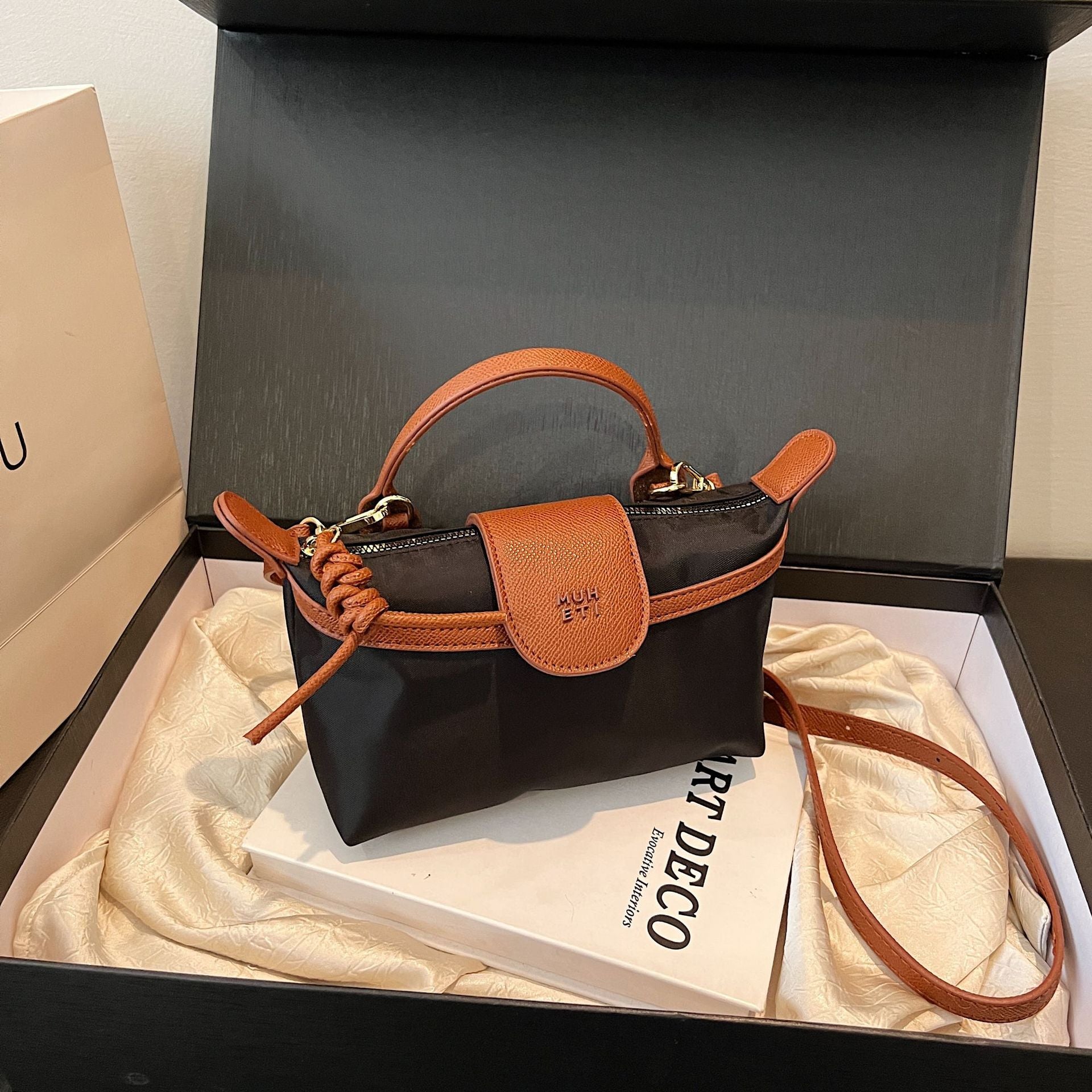 South Wind Chio2nd Sunset Avenue Oxford Cloth Tote Bag Dragon Bags Vintage Casual Versatile One Shoulder Crossbody Bag