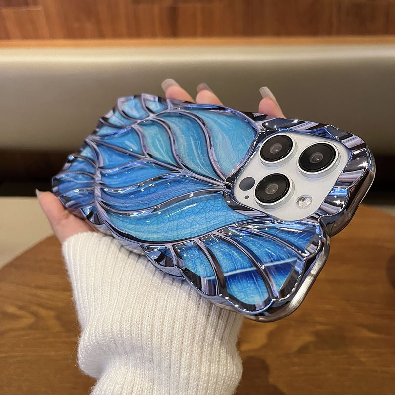 IPhone 17 Pro Max Luxury 3D Leaf Non-Slip Anti-Drop Case