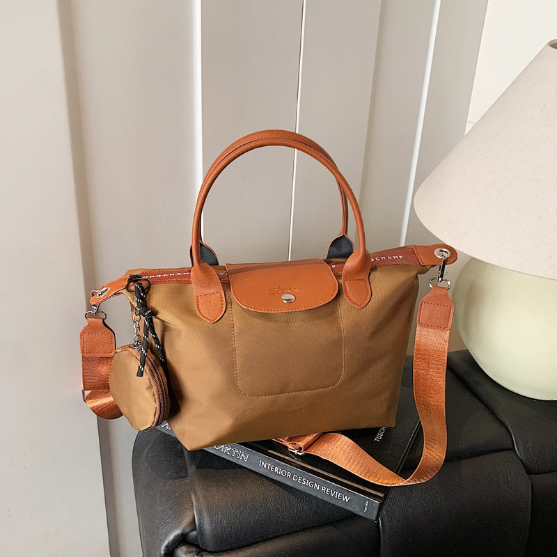 Simple Nylon Dragon Dumpling Bag Versatile Shoulder Handbag