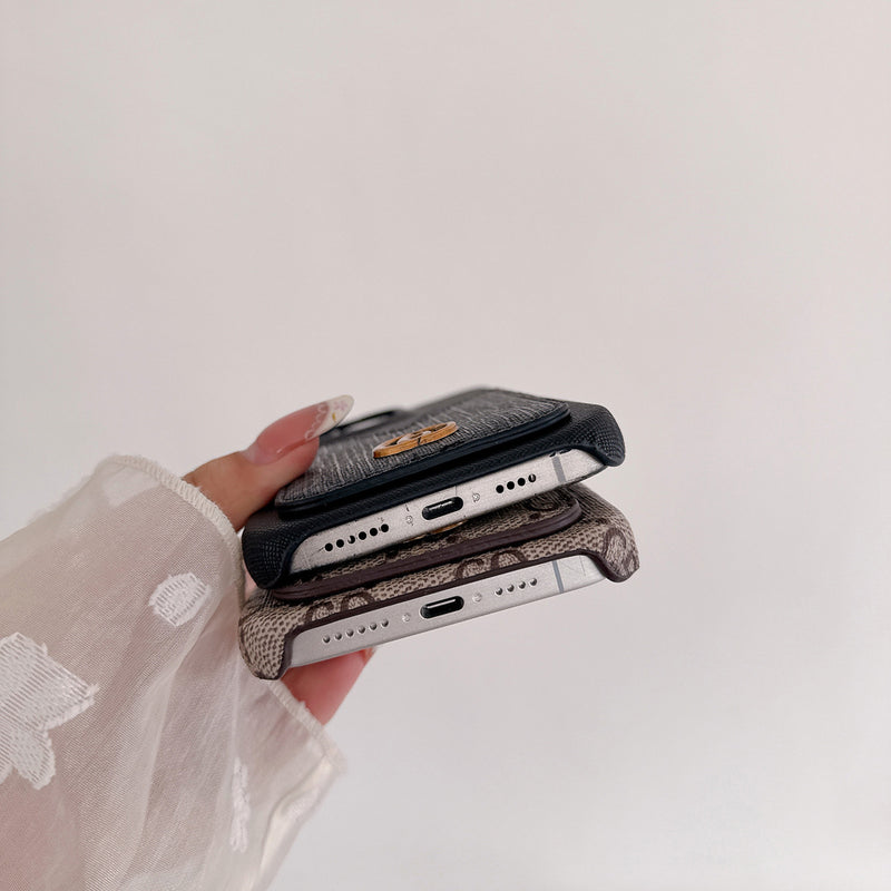 Insert Card Retro iPhone 17 Pro Max Protective Phone Case