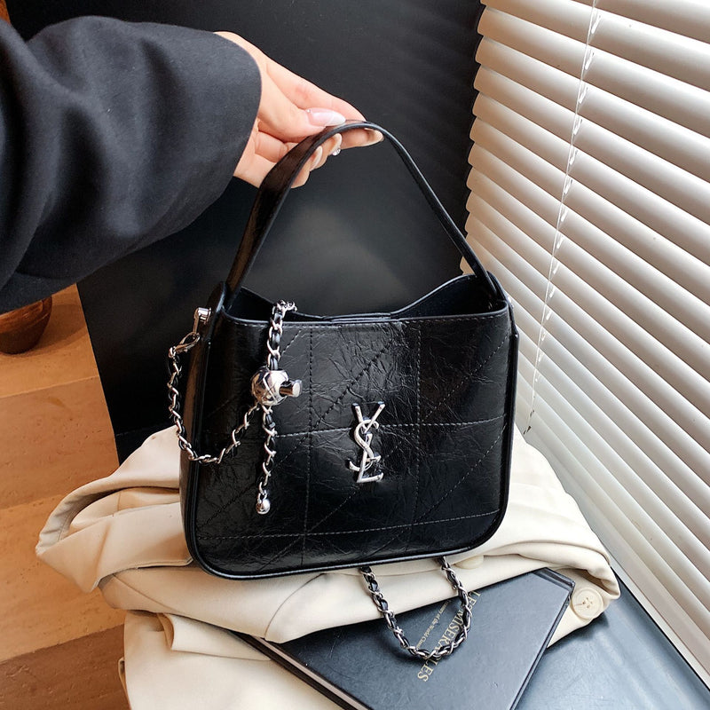 Light Luxury Embroidered Rhombus Chain Shoulder Messenger Bag