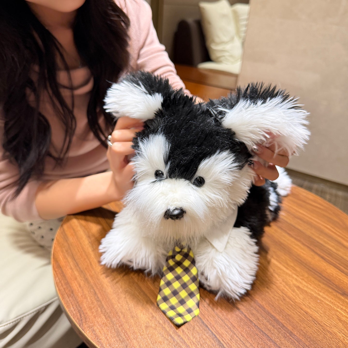 Cute Cartoon Puppy Plush Backpack