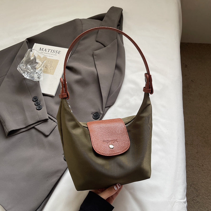 Waterproof Nylon Dumpling Crossbody Shoulder Commuter Bag