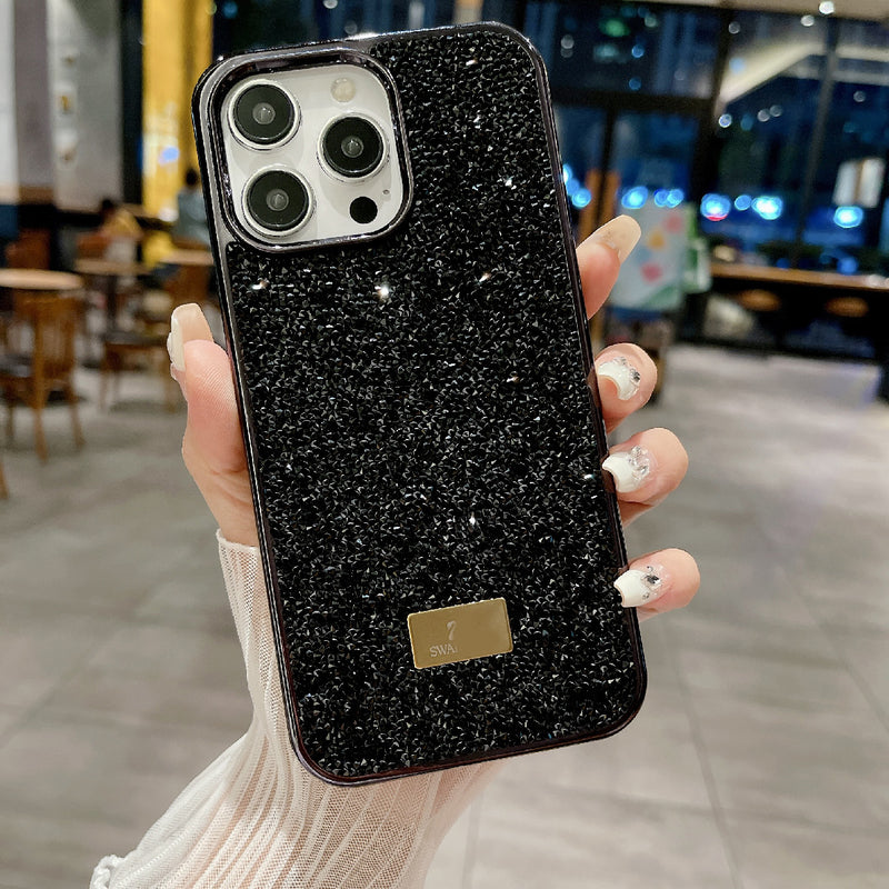 Luxury Rhinestone Electroplated iPhone 17 Pro Max Case