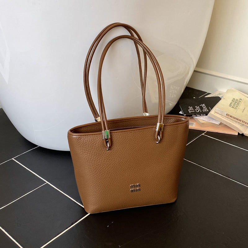 Light Luxury Large Capacity Fashion Splicing Tote Shoulder Bag