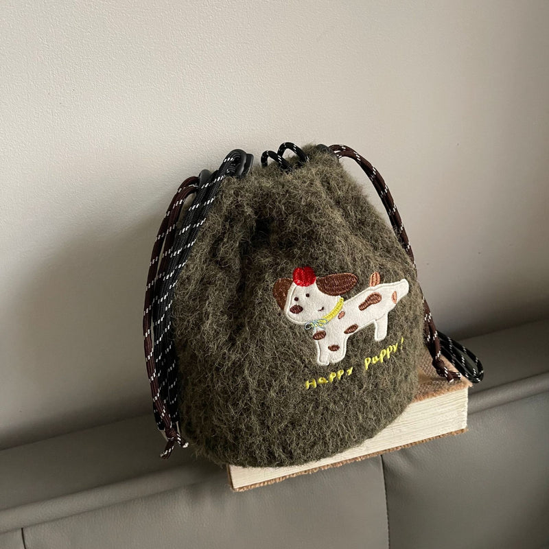 Cute Embroidery Fashion Shoulder Bag