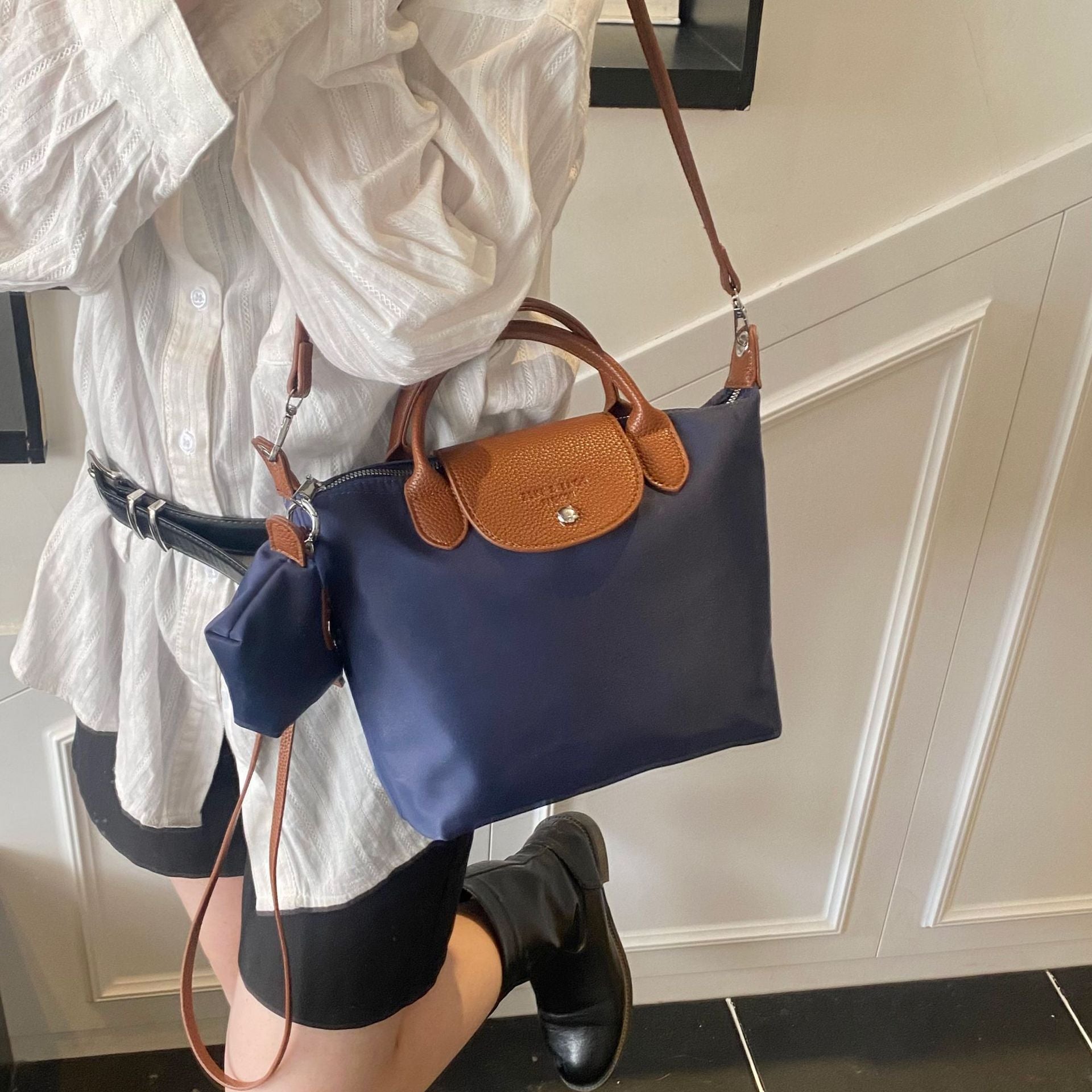 Oxford Cloth Dragon Dumpling Shoulder Crossbody Bag