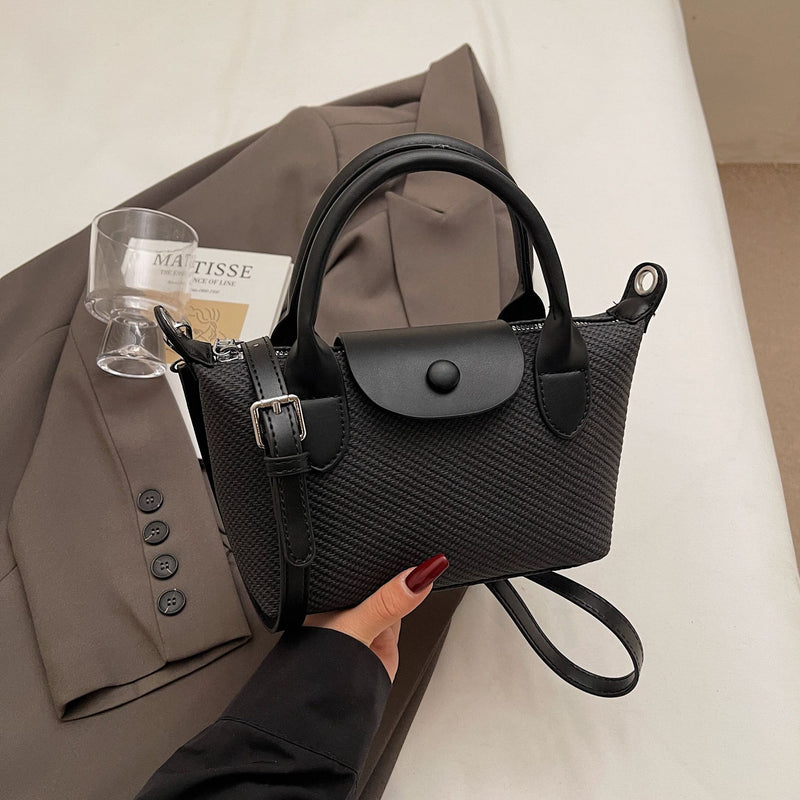 Niche Dragon Dumpling Bag Women's Contrast Shoulder Handbag