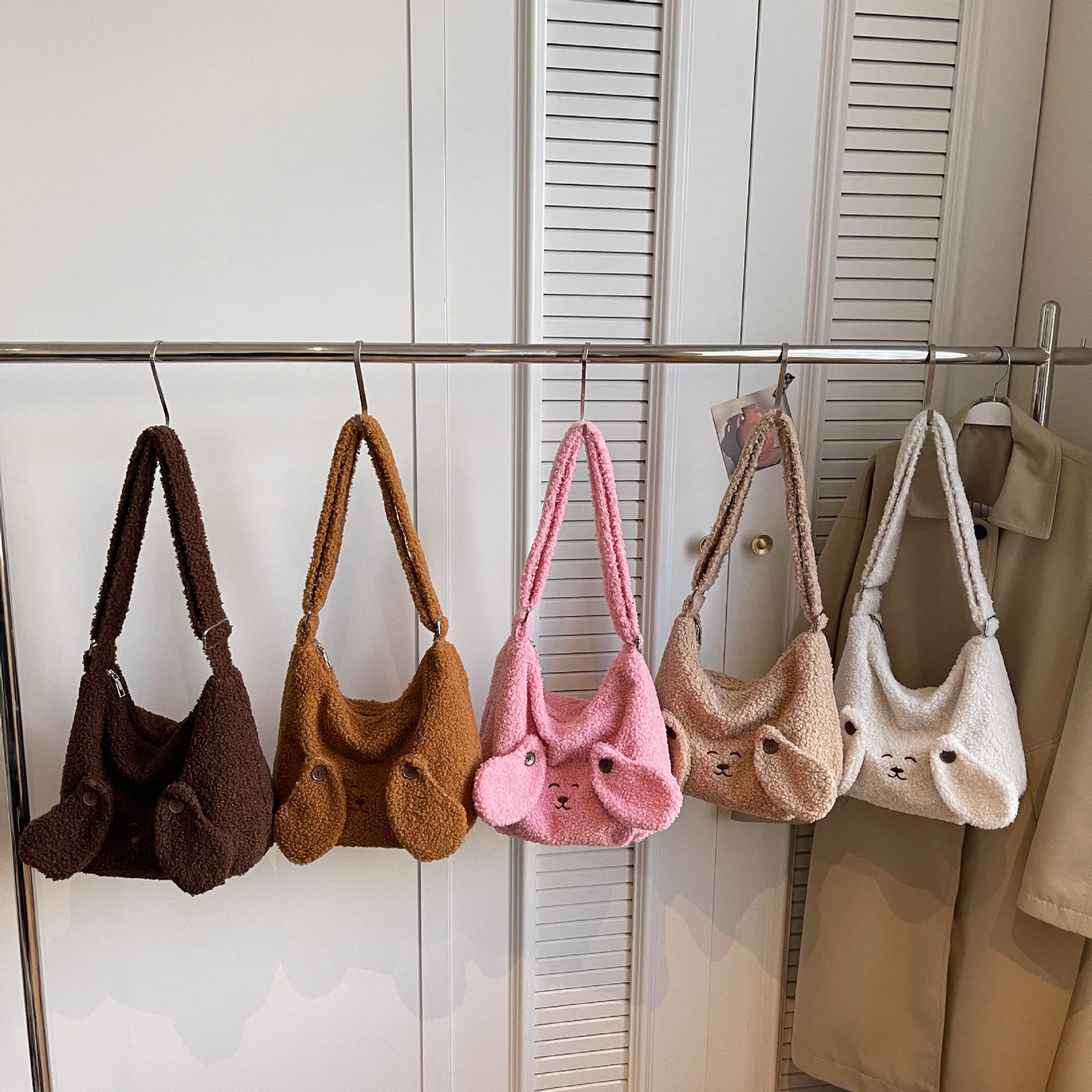 Cute Cartoon Commuter Shoulder Bag Large Capacity Fashion Tote
