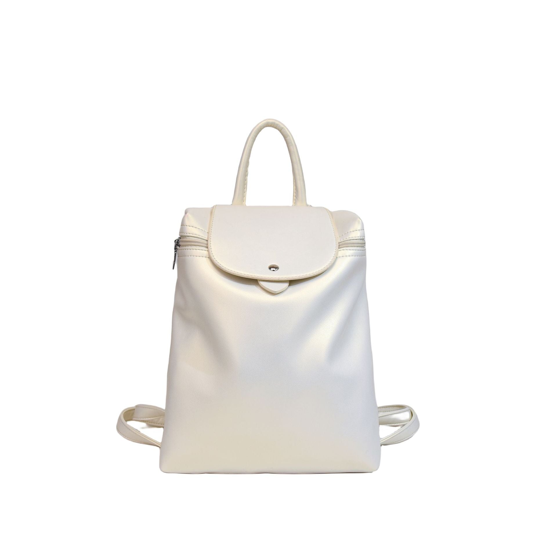 Solid Color Glossy Large Capacity Dragon Backpack for Women