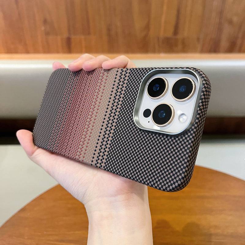 Carbon Fiber Magnetic iPhone 17 Pro Max Phone Case