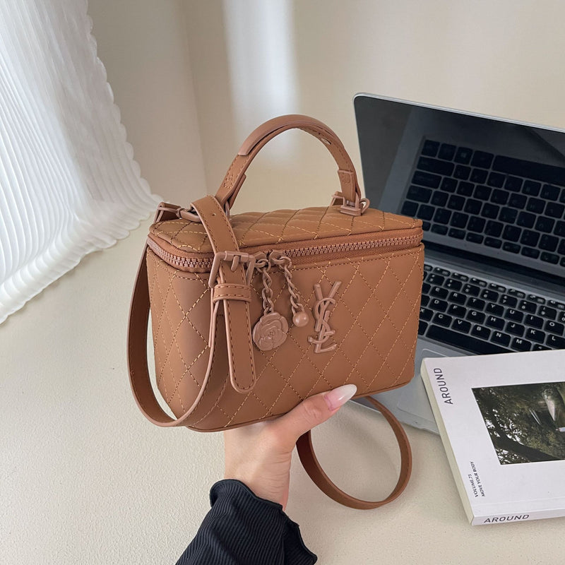Light Luxury Poplar Forest Chain Messenger Box Bag