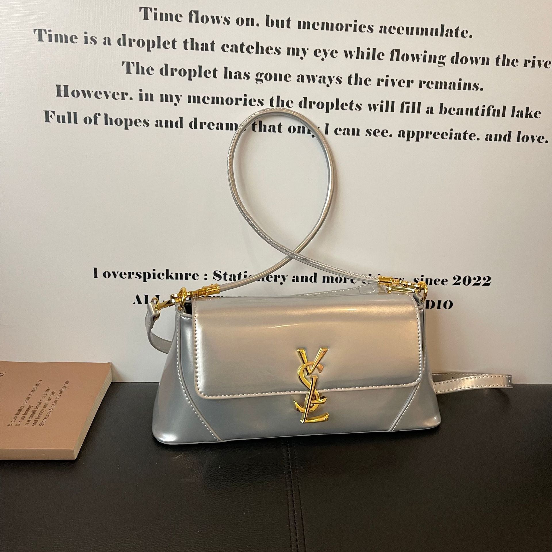 Niche Poplar Forest Baguette Shoulder Bag Luxury Fashion
