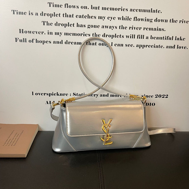 Niche Poplar Forest Baguette Shoulder Bag Luxury Fashion