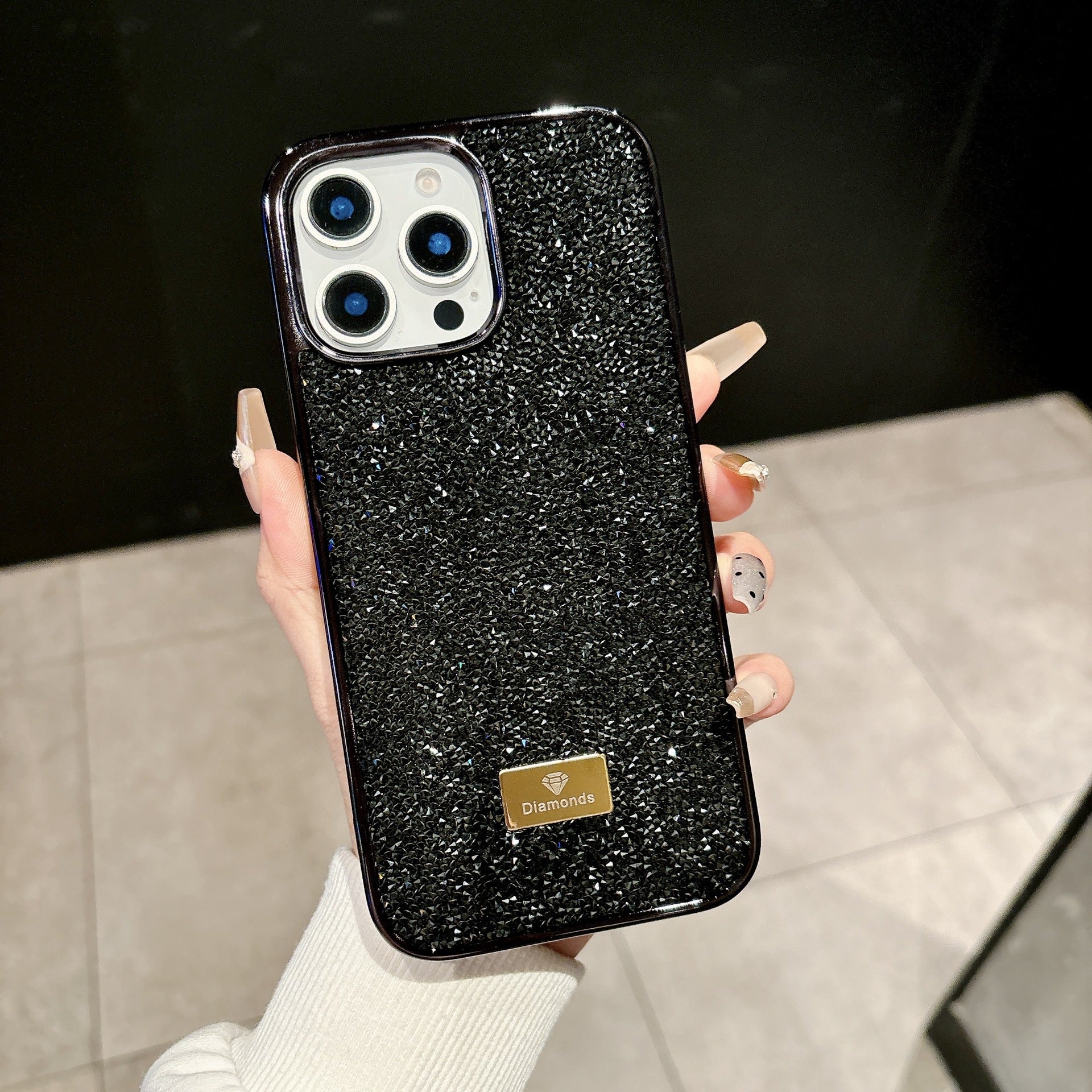 Electroplated Diamond Rhinestone Case for iPhone 17 Pro Max